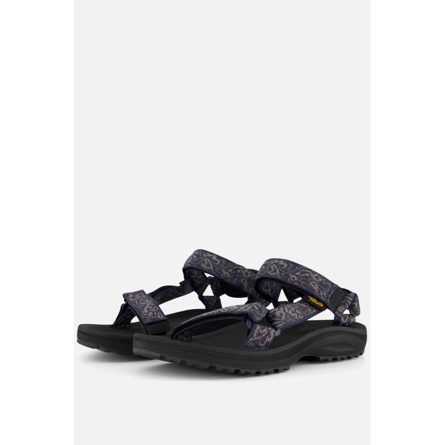 Teva Winsted Sandalen blauw Textiel Blauw
