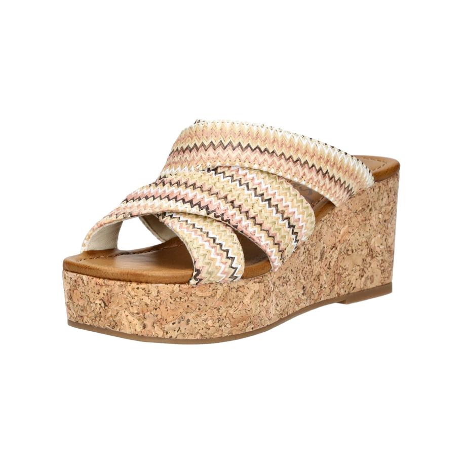 Blowfish Blowfish Malibu Muiltjes camel / taupe / zwart / wit -