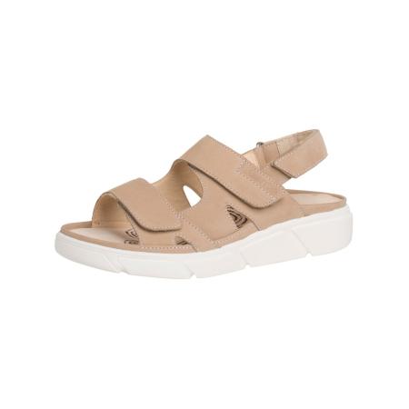 Ganter Ganter Sandalen met riem lichtbruin / wit