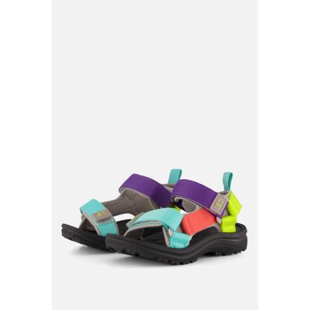 Muyters Sandalen zwart Textiel