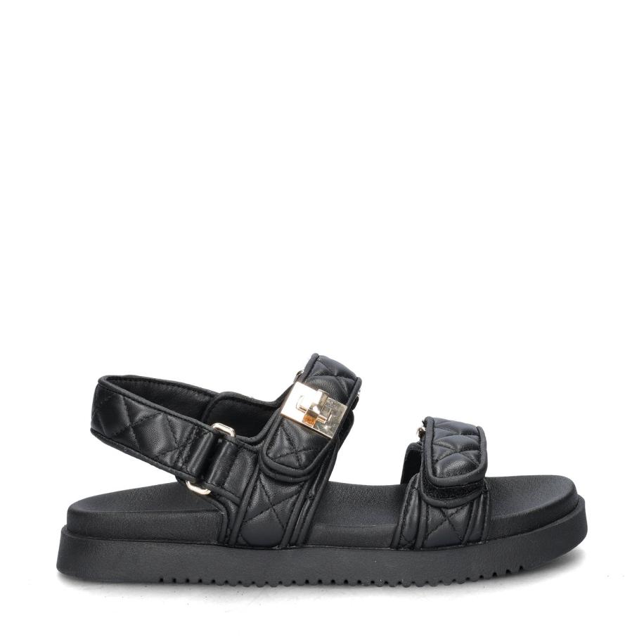 Steve Madden Mona-Q sandalen Zwart 485055 Zwart