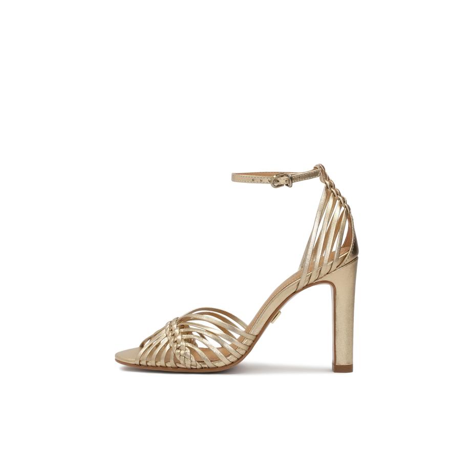 Kazar Kazar Sandalen met riem goud -