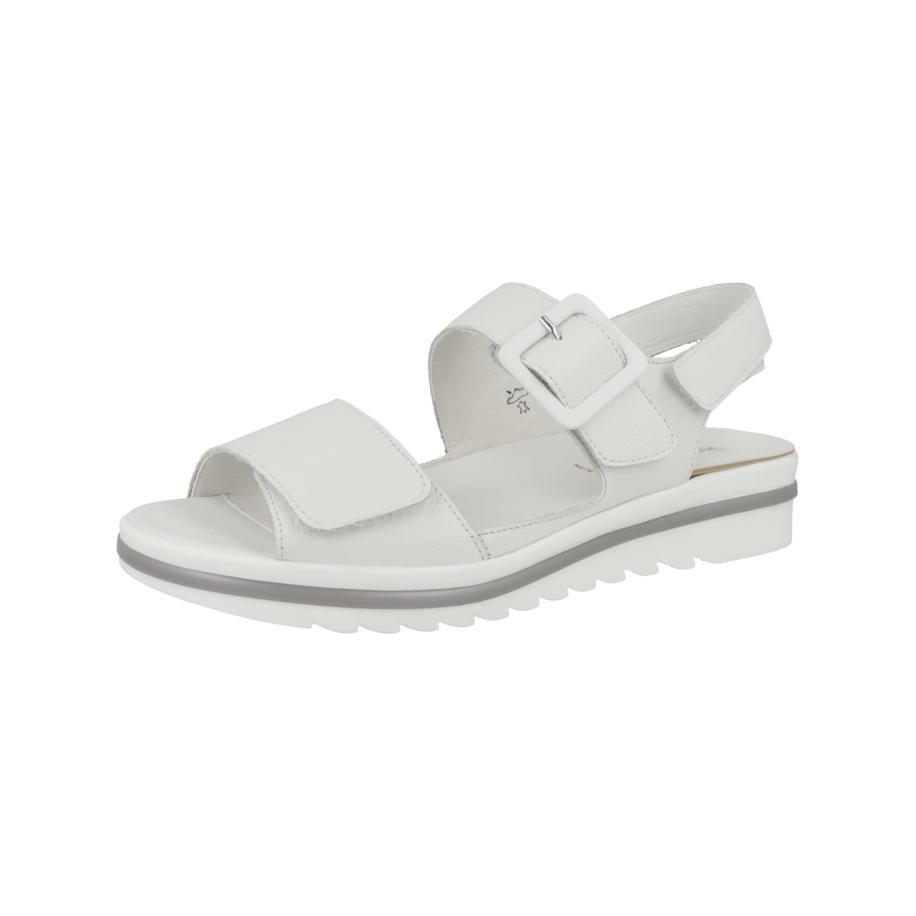 Waldläufer WALDLÄUFER Sandalen met riem Hakura wit -