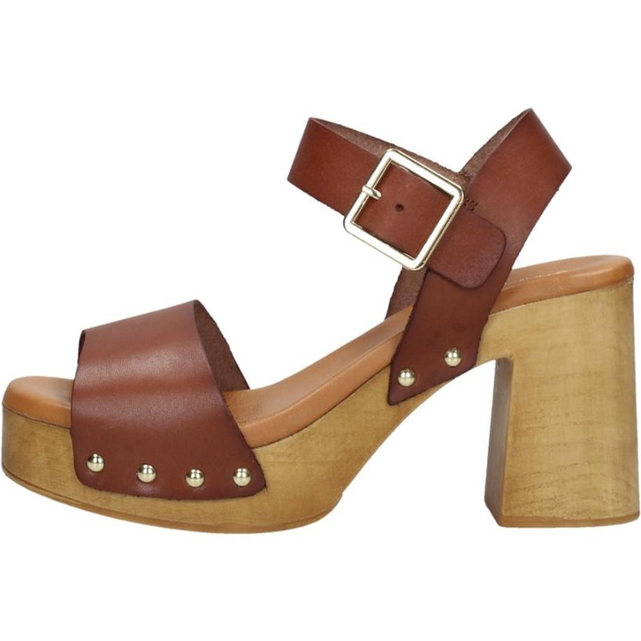 Red Rag - Sandalen Hak Bruin