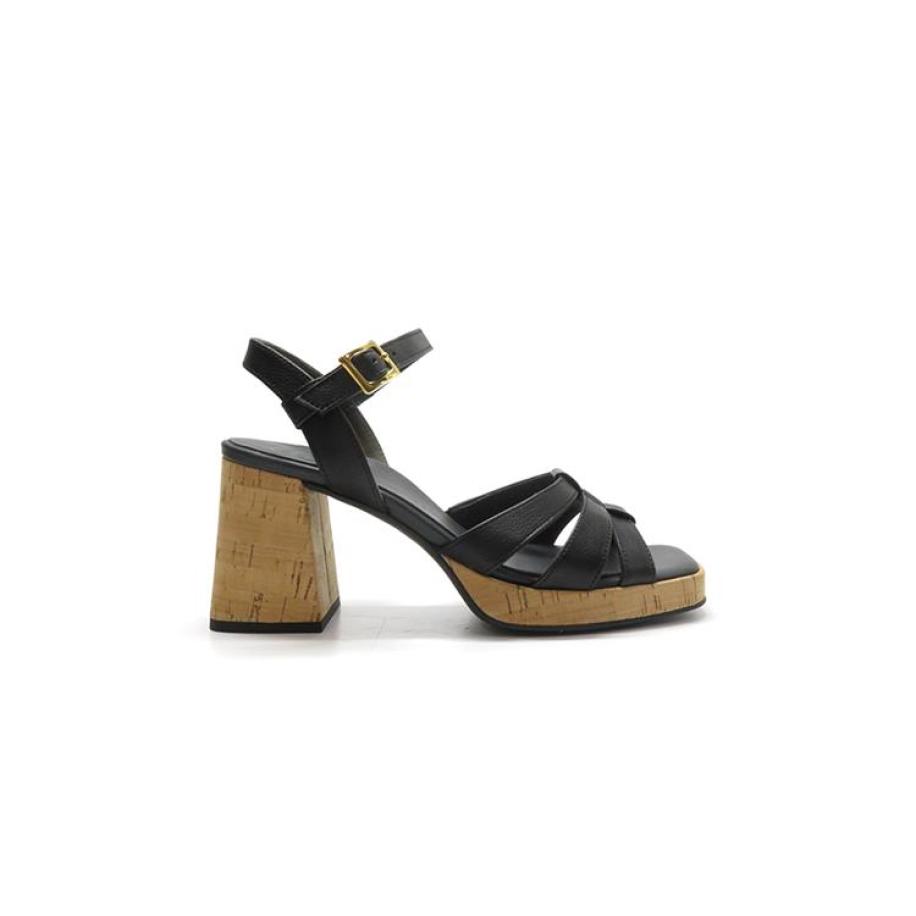 Paul Green Paul Green Sandalen met riem zwart -