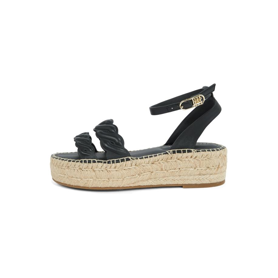 Tommy Hilfiger TOMMY HILFIGER Sandalen met riem Rope zwart -