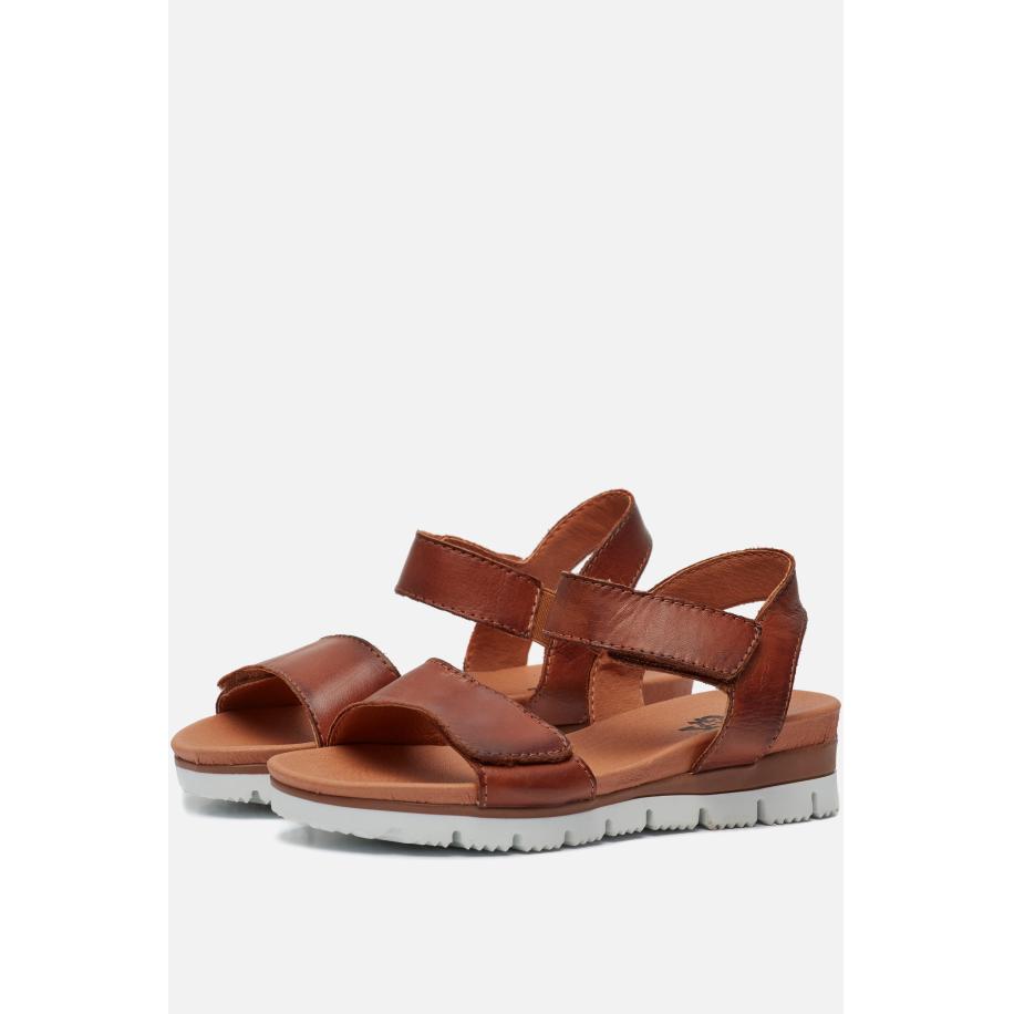 Giga Sivbra Sandalen cognac Leer Bruin