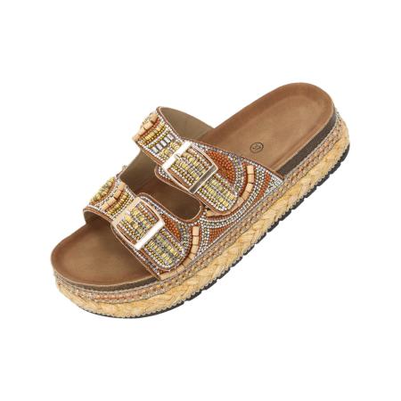 Sila Sahin Palado by Sila Sahin Muiltjes Luberos beige / sand / geel