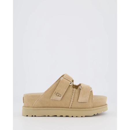 UGG® Goldenstar Hi-slipper voor dames in Beige, Maat 41, Suede