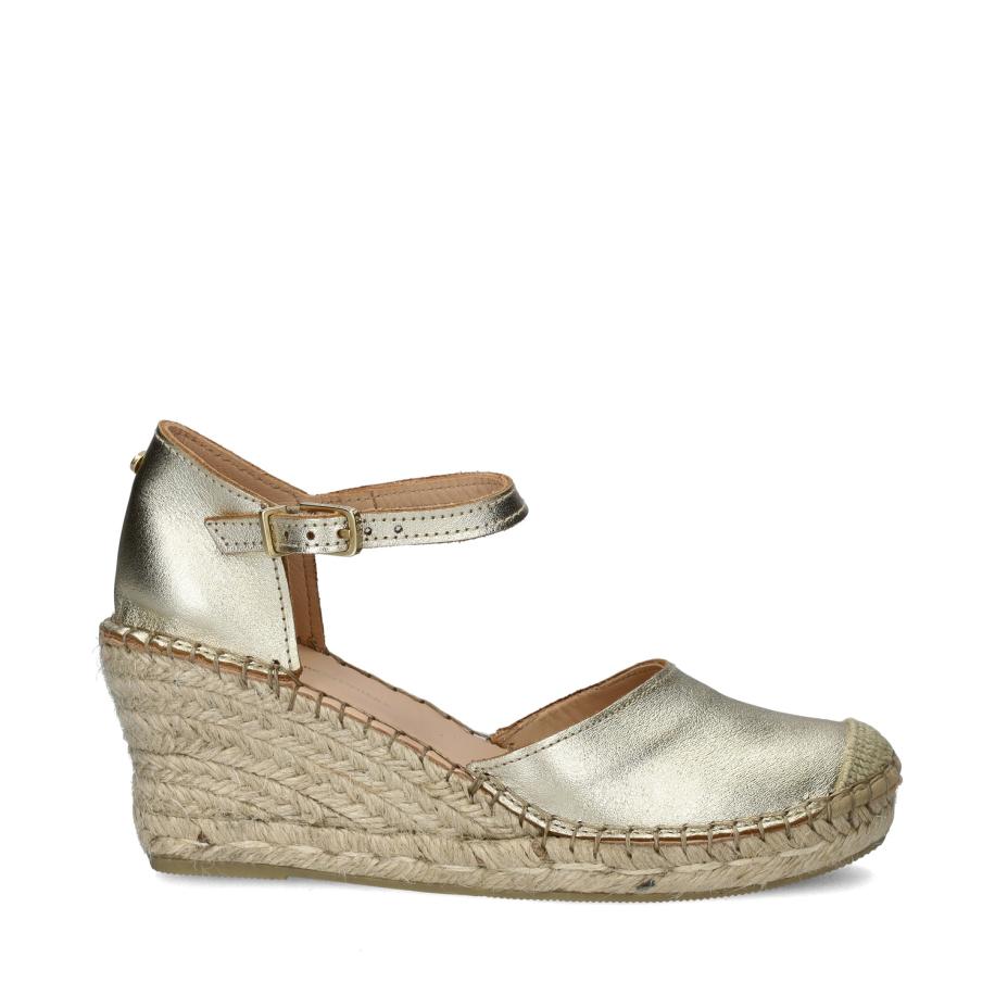 Fred de la Bretoniere Clare Kiki espadrilles Goud 454848 Goud