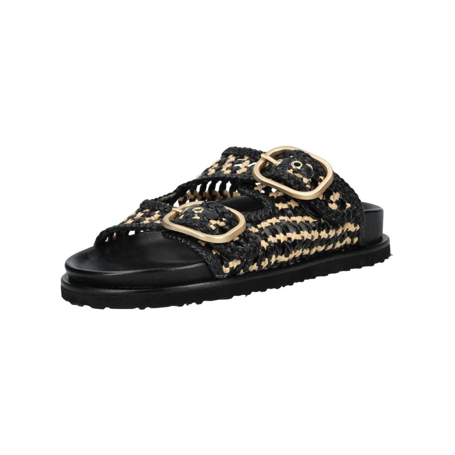 Inuovo INUOVO Muiltjes beige / zwart -