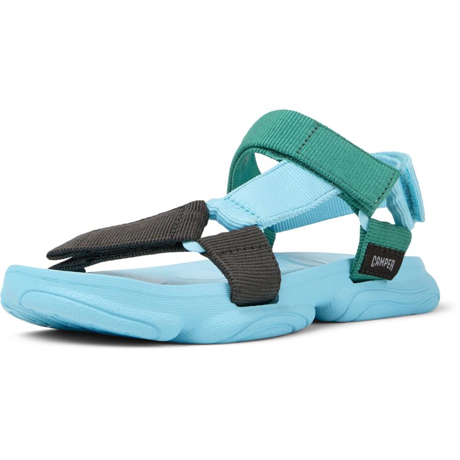 Camper CAMPER Wandelsandalen Karst blauw / groen / zwart -