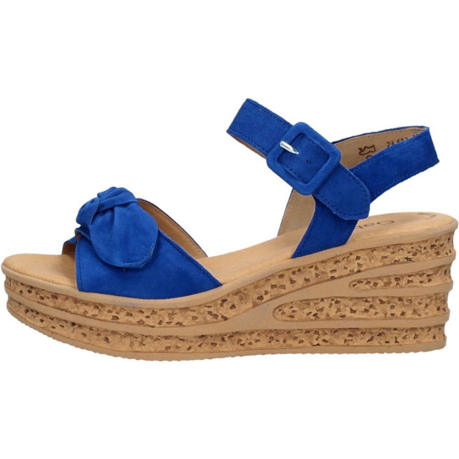 Gabor - Sandalen Hak Blauw