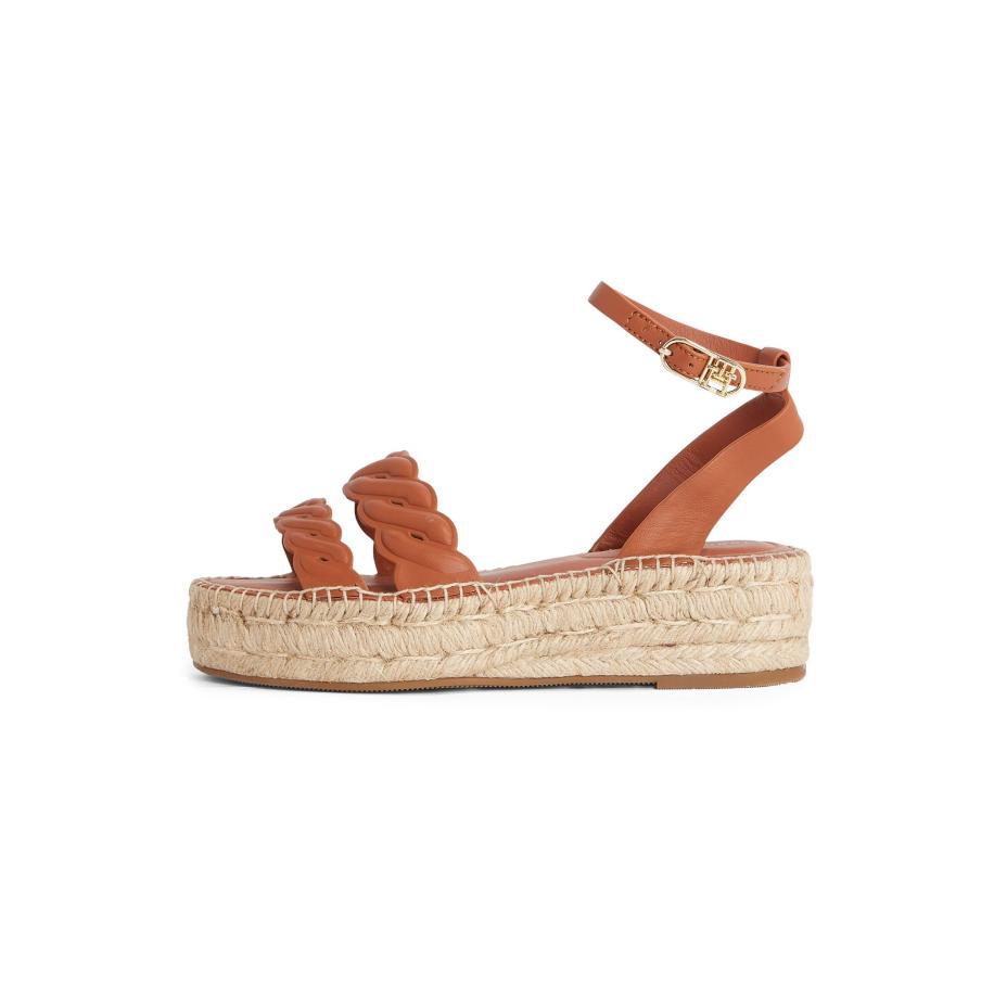 Tommy Hilfiger TOMMY HILFIGER Sandalen met riem cognac -