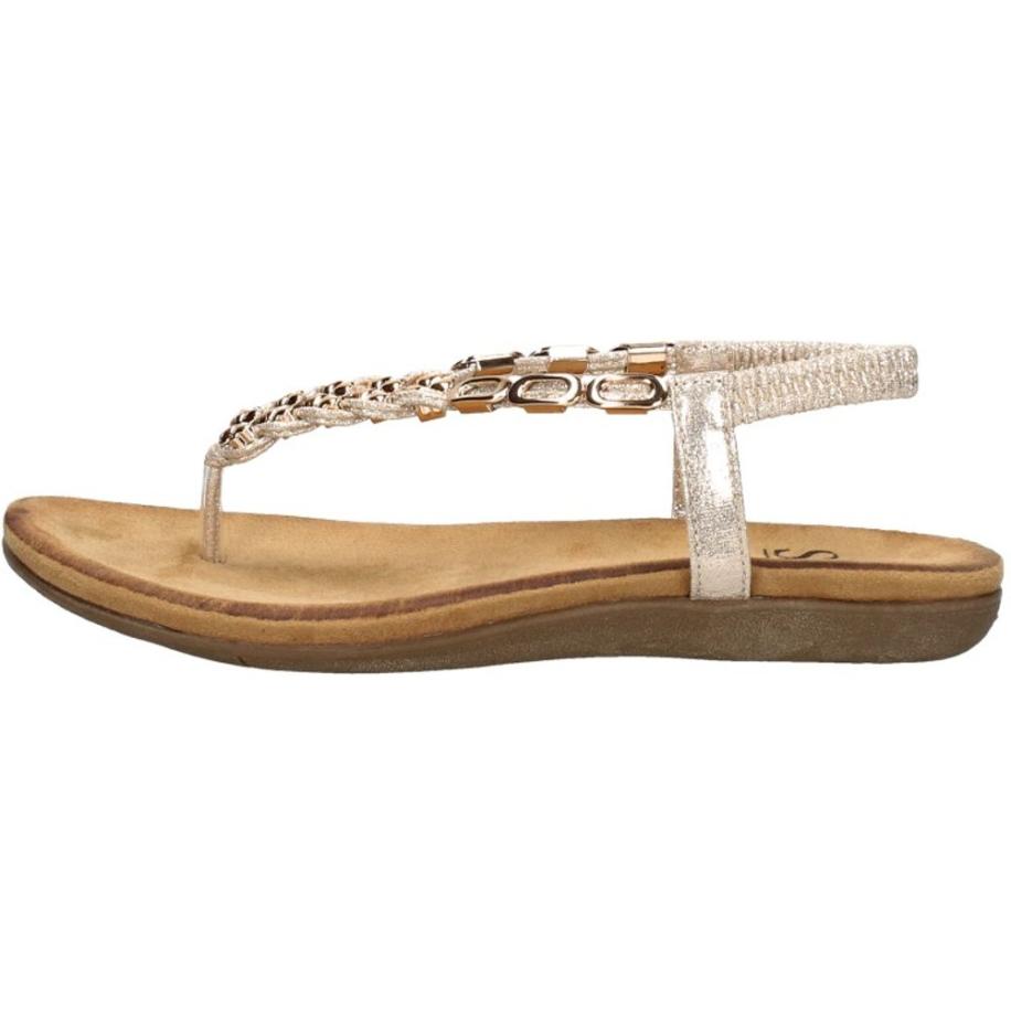 Sub55 - Sandalen Plat Goud
