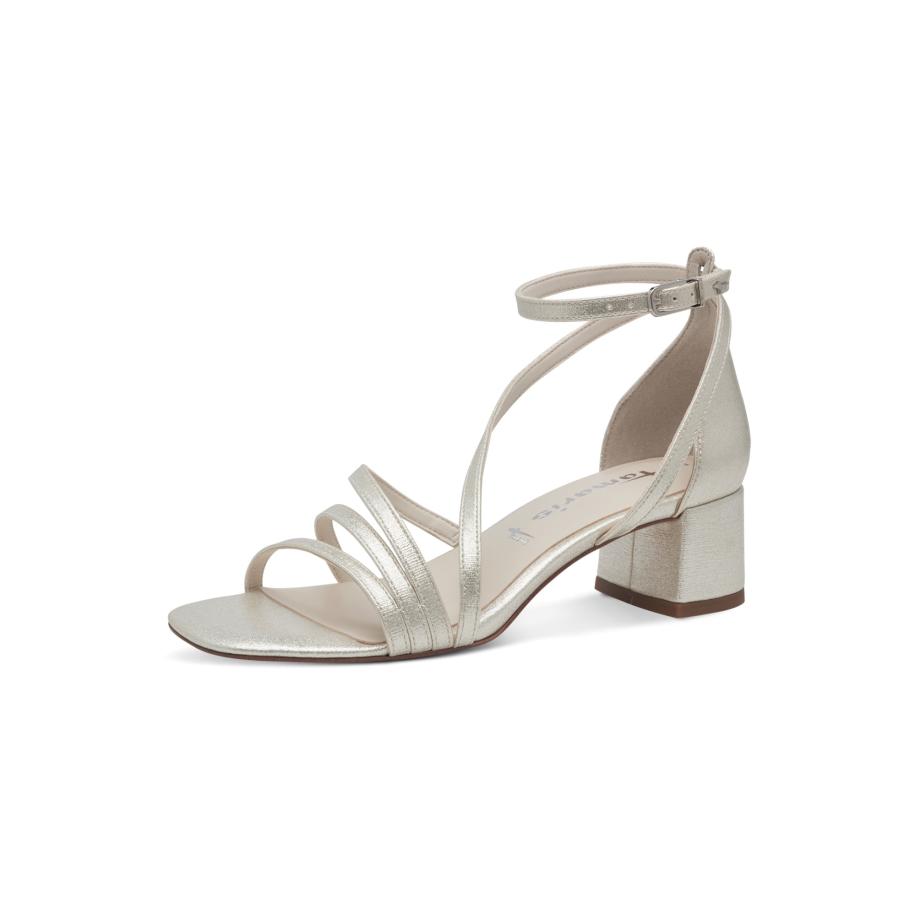 Tamaris Tamaris Sandalen met riem champagne -