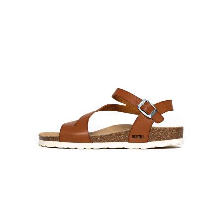 Bayton Bayton Sandalen met riem Jaeva camel