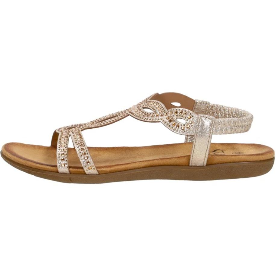 Sub55 - Sandalen Plat Goud