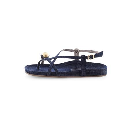 Kennel & Schmenger Kennel & Schmenger Sandalen met riem LOVE blauw