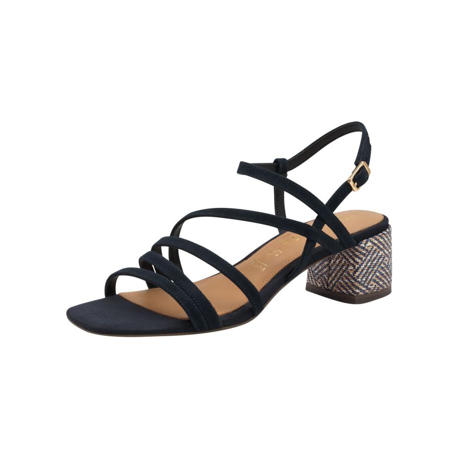 Tamaris Sandalen met riem navy Blauw