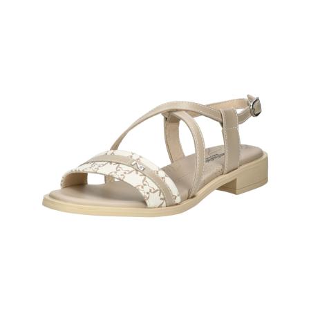 Nero Giardini Nero Giardini Sandalen met riem beige / zilver / wit