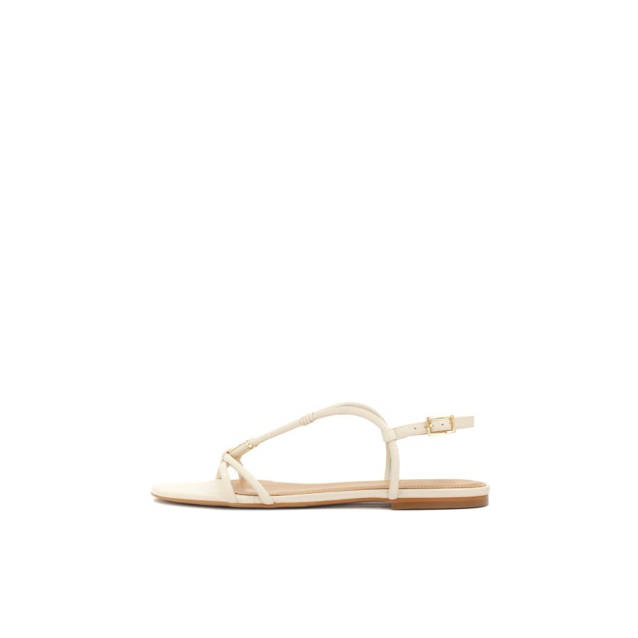 Kazar Sandaal crème / goud Bruin