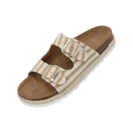 Palado Palado Muiltjes Korfu Marina donkerbeige / wit