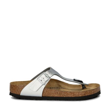 Birkenstock Gizeh sandalen Zilver 53018
