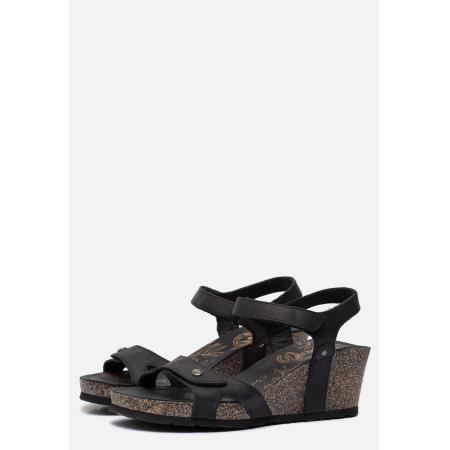 Julia Basics B1 sandalen met sleehak zwart