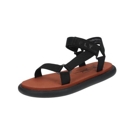 Fly London FLY LONDON Sandalen met riem donkergrijs / zwart