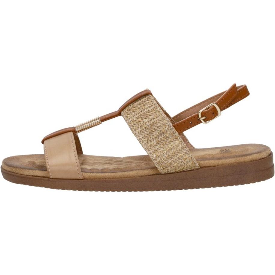 Sub55 - Sandalen Plat Bruin