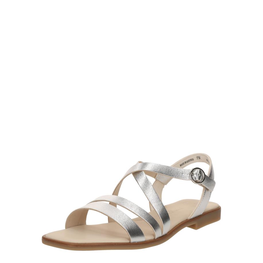 Paul Green Paul Green Sandalen met riem zilver -