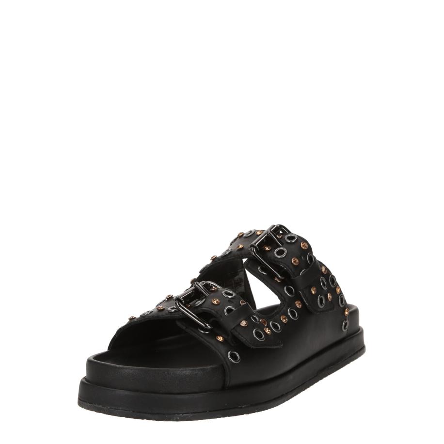 PS Poelman PS Poelman Muiltjes Mag rose-goud / zwart / zilver -