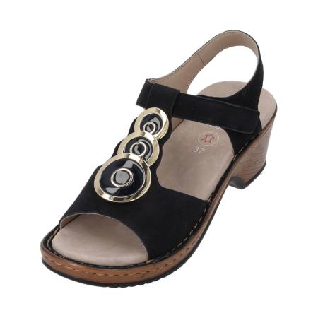 Ara ARA Sandaal Key West 20301 chocoladebruin / goud / zwart