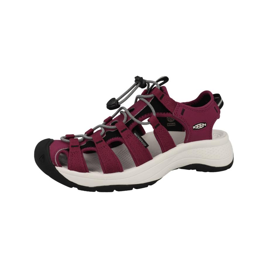 KEEN KEEN Wandelsandalen Astoria West wijnrood / zwart / wit -