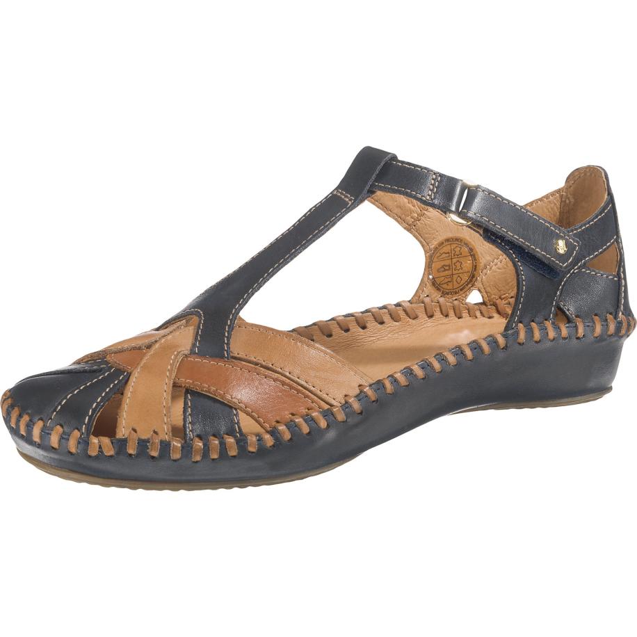 Pikolinos PIKOLINOS Sandaal Puerto Vallarta nachtblauw / bruin / lichtbruin -