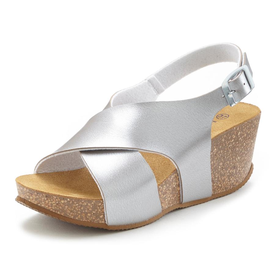 Lascana LASCANA Sandaal bruin / zilver -