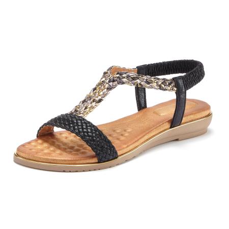 VIVANCE VIVANCE Sandaal goud / lichtgrijs / donkergrijs / zwart