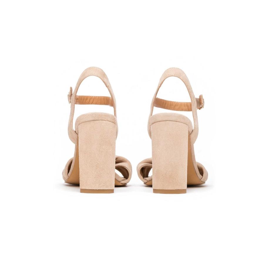 Kazar Kazar Sandalen met riem beige -