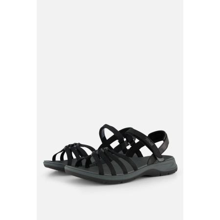 Teva Tirra Traveler Sandalen zwart Textiel