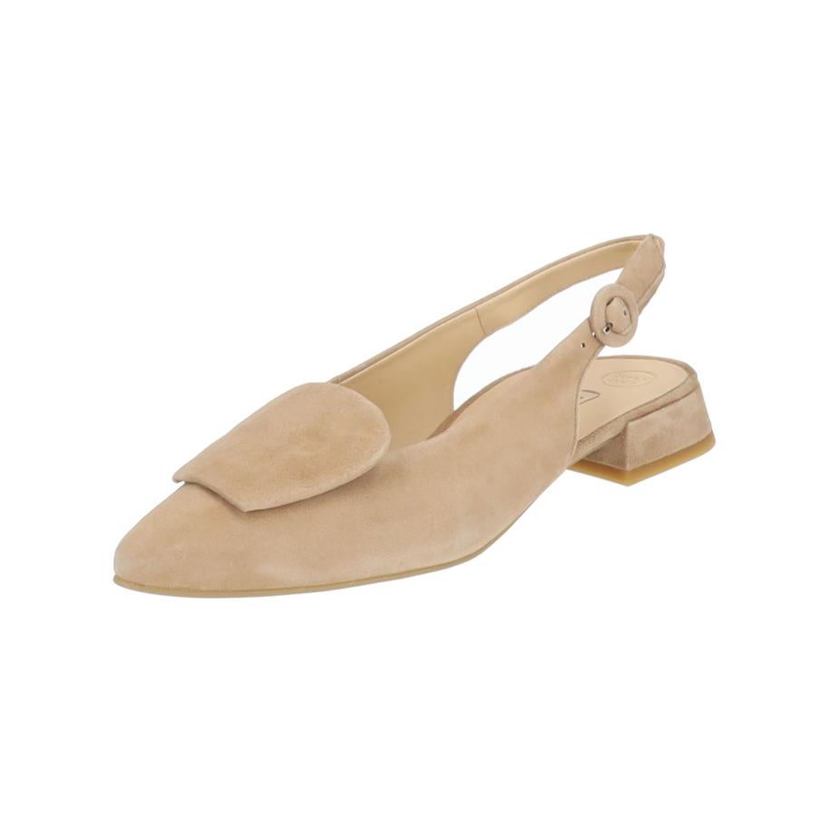 Paul Green Paul Green Ballerina met riempjes beige -