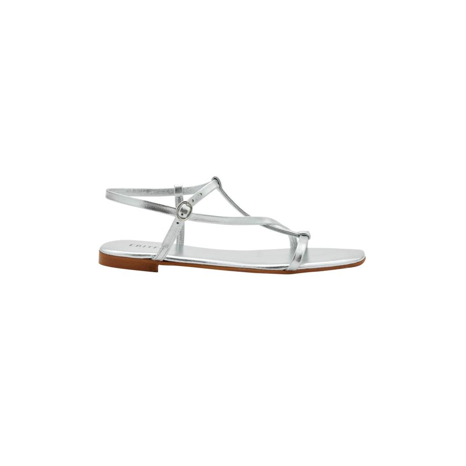 EDITED EDITED Sandalen met riem Toyah zilver -