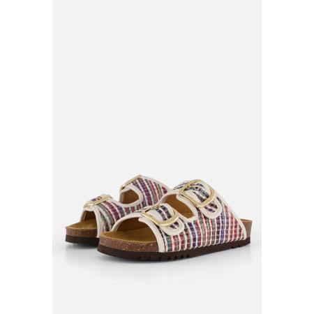 Scholl Noelle Raffia Slippers bruin Synthetisch