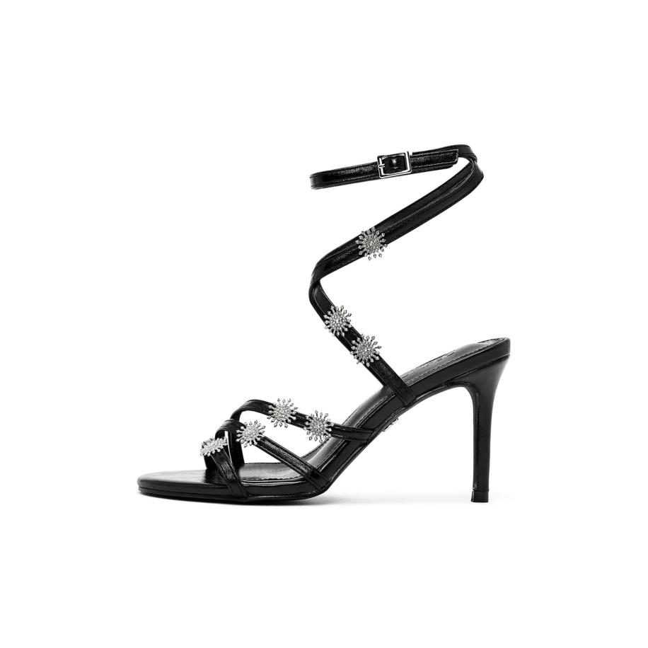 Derimod Derimod Sandaal zwart / zilver -