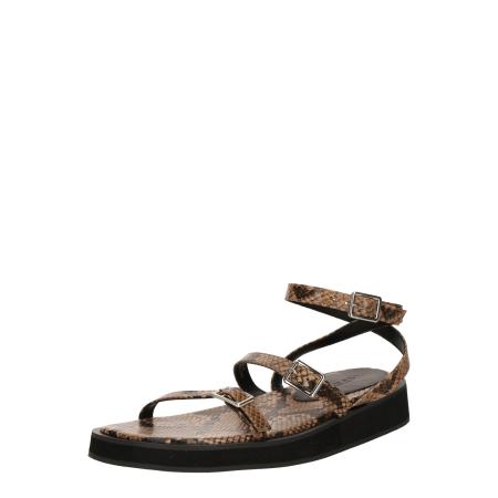 Topshop TOPSHOP Sandalen met riem Jake beige / zwart