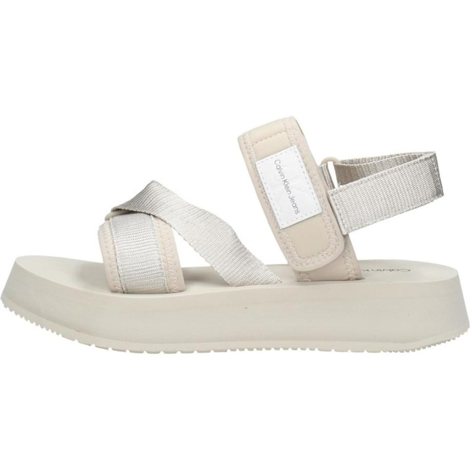 Calvin Klein - Prefresato Sandal Badge Bruin