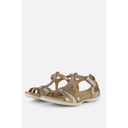 Ecco Flash Sandalen goud Leer