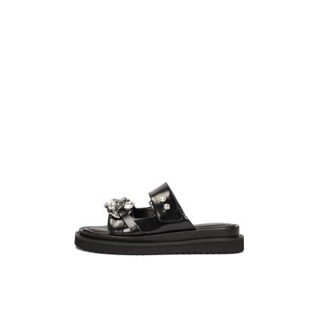 Kazar Kazar Muiltjes zwart / zilver