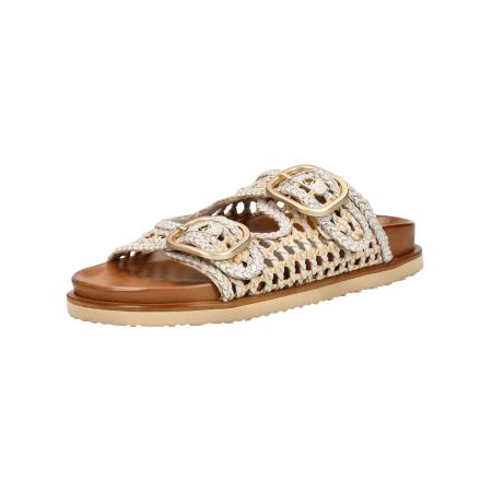 Inuovo INUOVO Muiltjes lichtgeel / wit