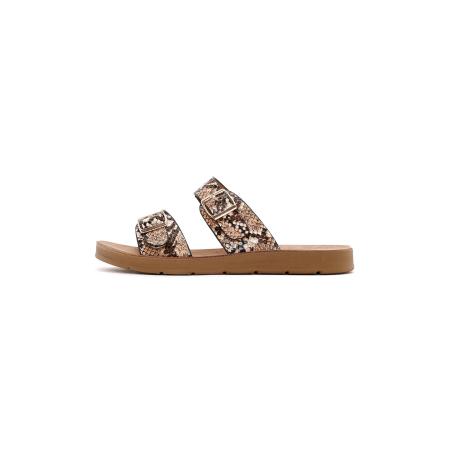 Derimod Derimod Muiltjes bruin gemêleerd